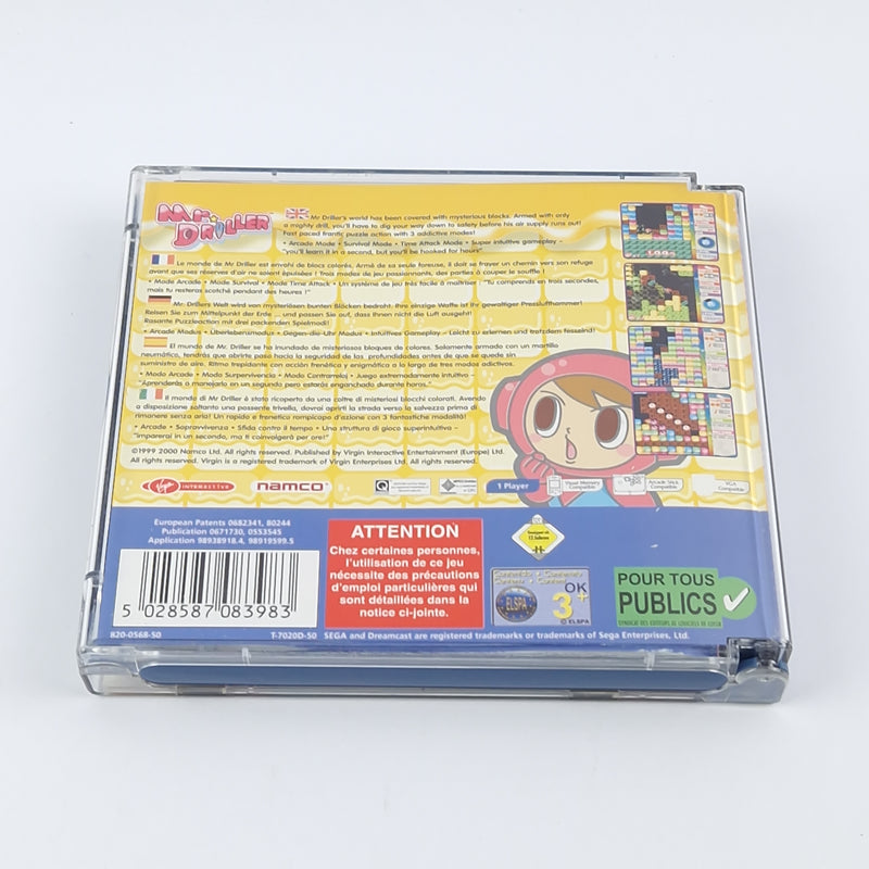 Sega Dreamcast Spiel : Mr. Driller - OVP Anleitung CD | PAL DC Game Namco