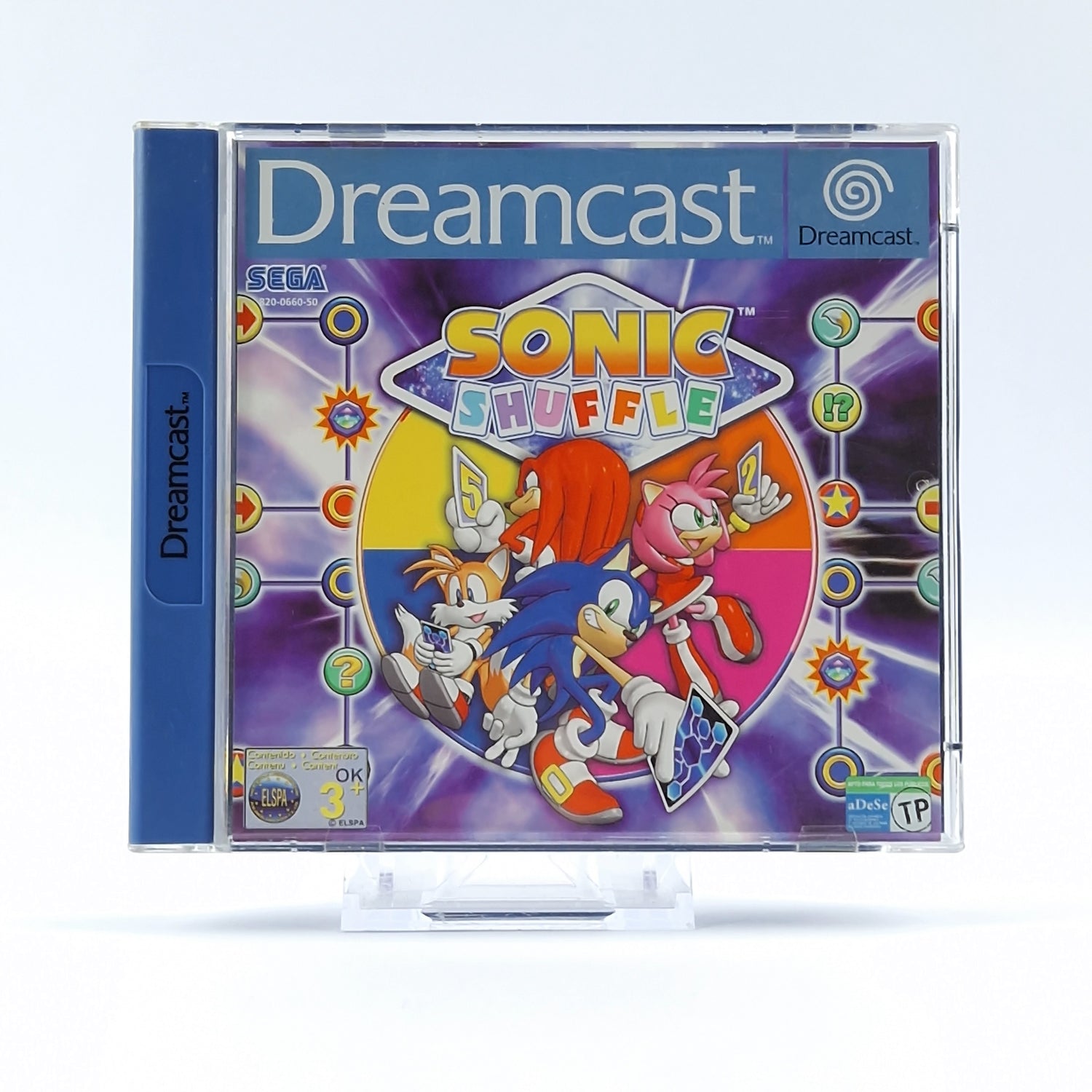 Sega Dreamcast Spiel : Sonic Shuffle - OVP Anleitung CD | PAL DC Game