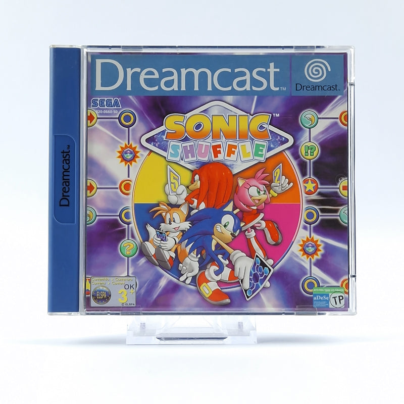 Sega Dreamcast Spiel : Sonic Shuffle - OVP Anleitung CD | PAL DC Game