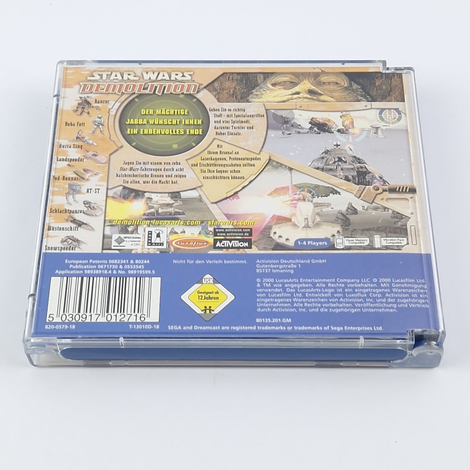 Sega Dreamcast Game: Star Wars Demolition - OVP Instructions CD | PAL DC Game