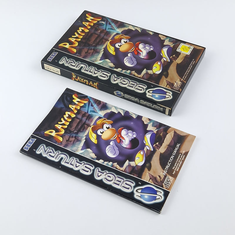 Sega Saturn Spiel : Rayman - OVP Anleitung CD PAL Disc Game