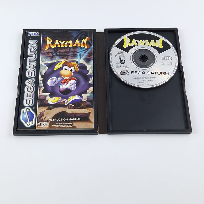 Sega Saturn Spiel : Rayman - OVP Anleitung CD PAL Disc Game