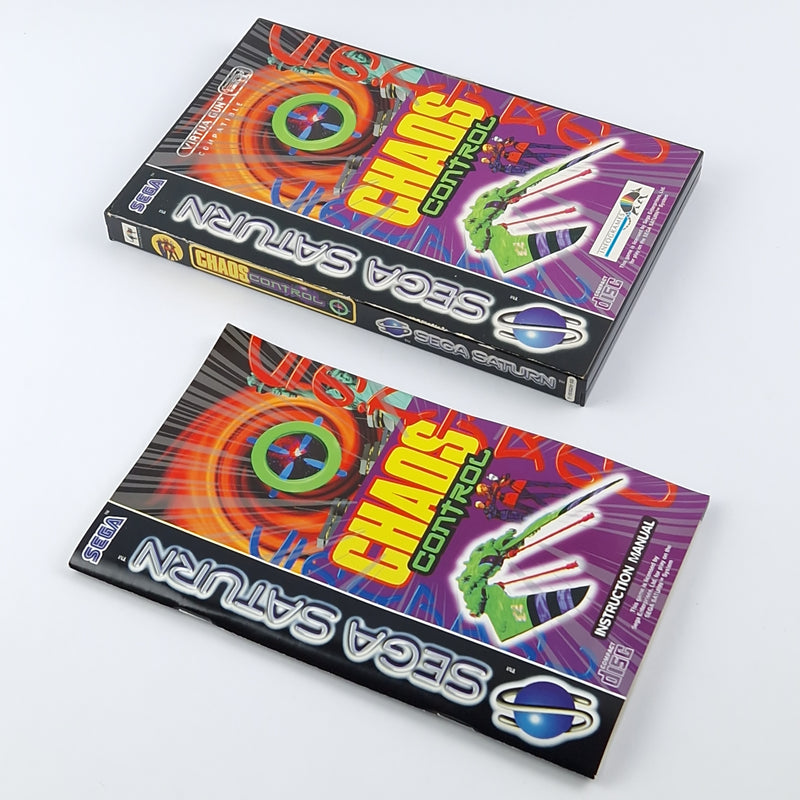 Sega Saturn Spiel : Chaos Control - OVP Anleitung CD PAL Disc Game