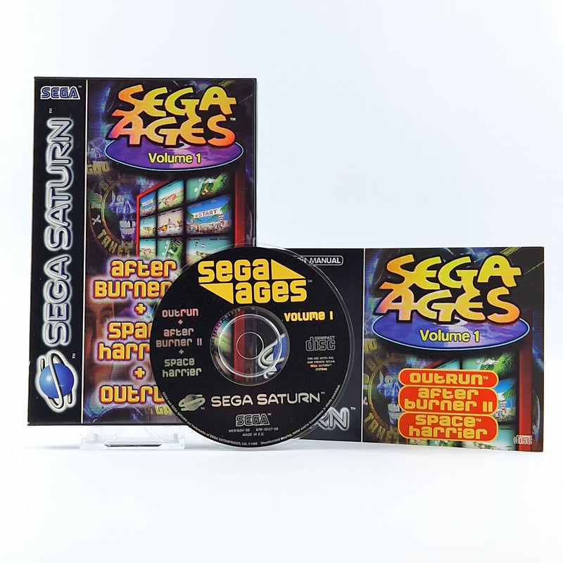 Sega Saturn Spiel : Sega Ages Volume 1 - OVP Anleitung CD PAL Disc Game