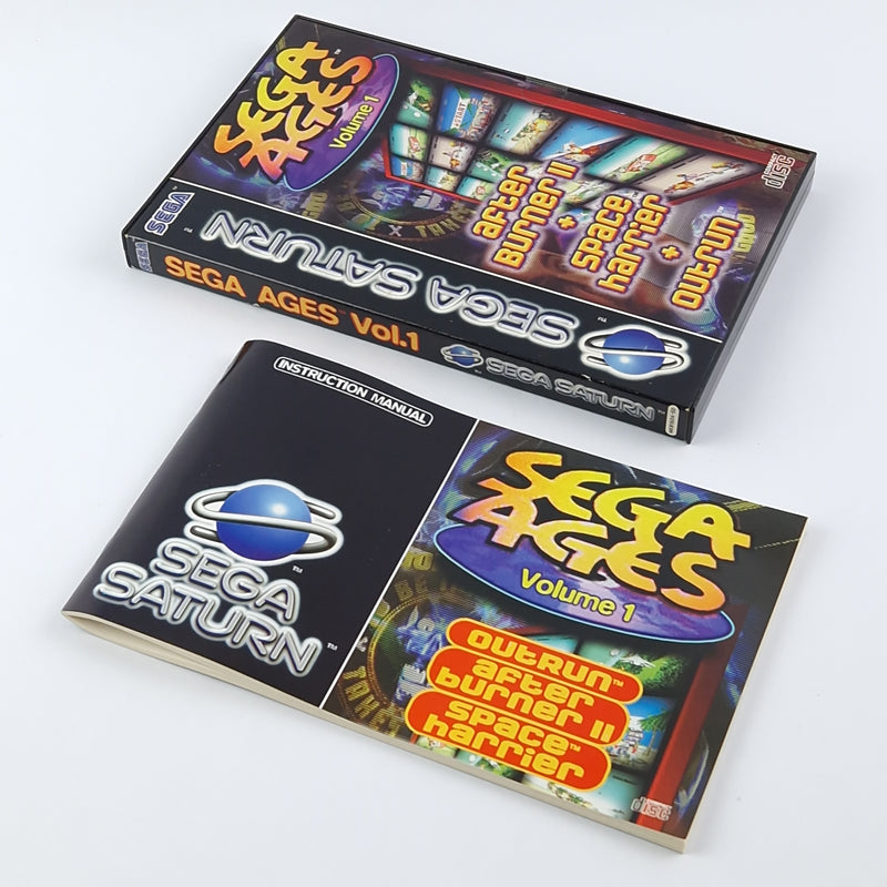 Sega Saturn Spiel : Sega Ages Volume 1 - OVP Anleitung CD PAL Disc Game