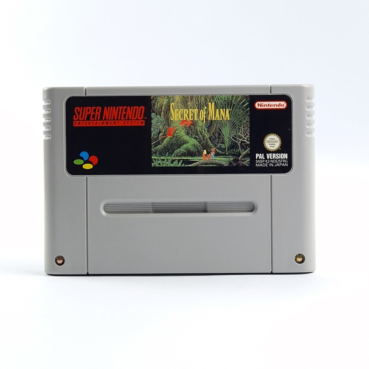 Super Nintendo SNES Game: Secret of Mana - Module / Cartridge PAL Game