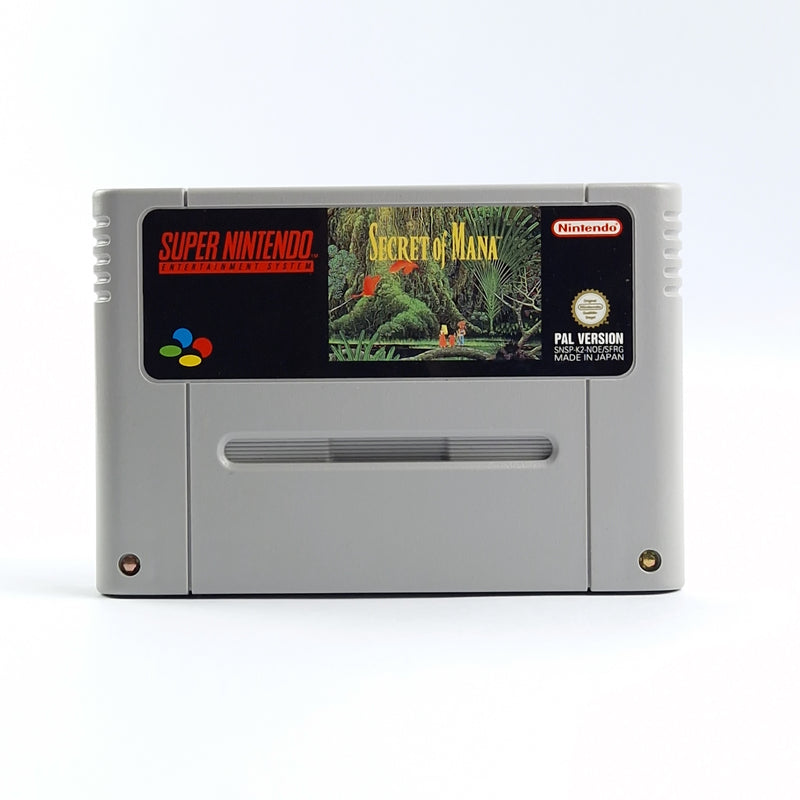 Super Nintendo SNES Game: Secret of Mana - Module / Cartridge PAL Game