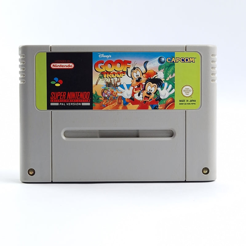 Super Nintendo SNES Game: Disney's Goof Troop - Module / Cartridge PAL Game