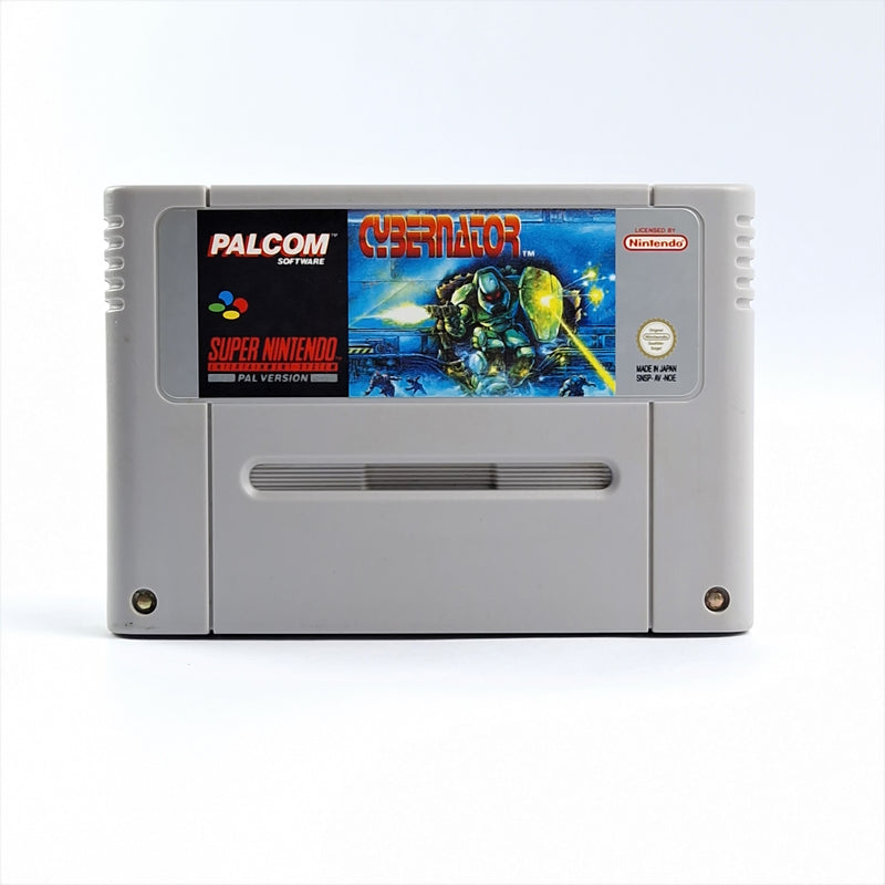 Super Nintendo SNES Spiel : Cybernator - Modul / Cartridge PAL Game