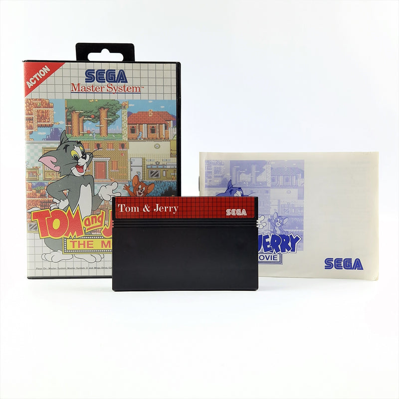 Sega Master System Spiel : Tom & Jerry - OVP & Anleitung PAL | Sehr gut