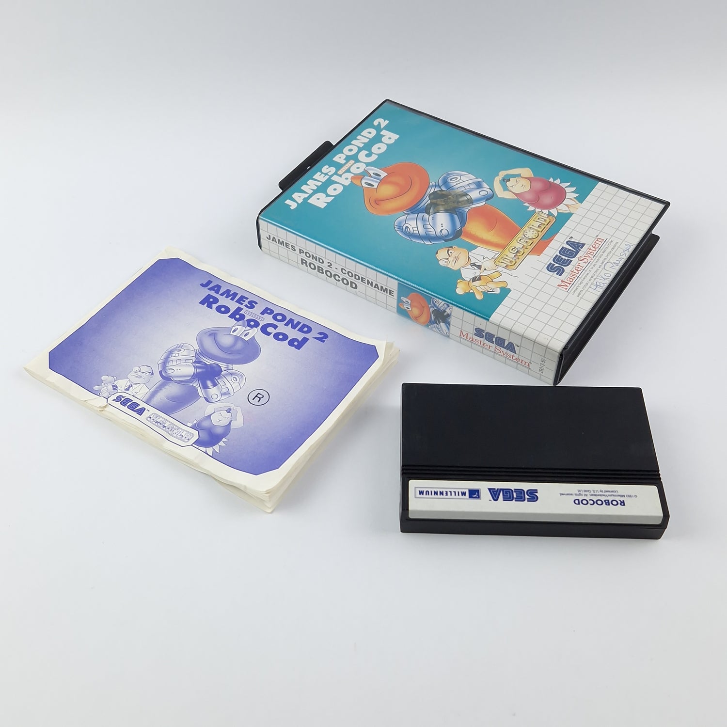 Sega Master System Spiel : James Pond 2 Codename Robocod - OVP PAL Game - Gut