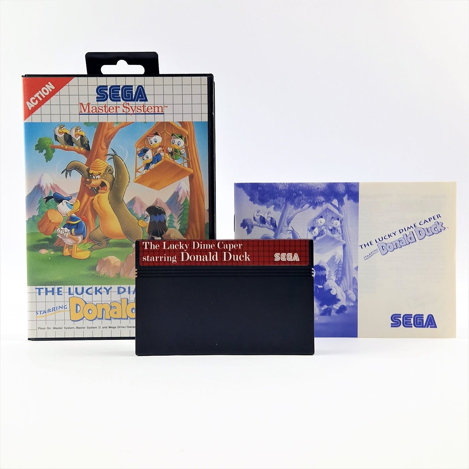Sega Master System Spiel : The Lucky Dime Caper Donald Duck - OVP PAL - Sehr Gut