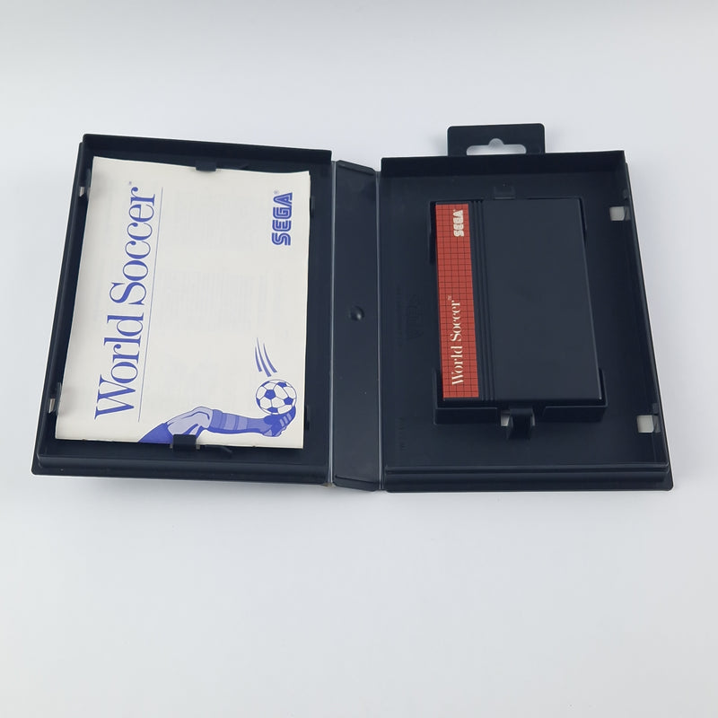 Sega Master System Spiel : World Soccer - OVP Anleitung Cartridge - Sehr gut