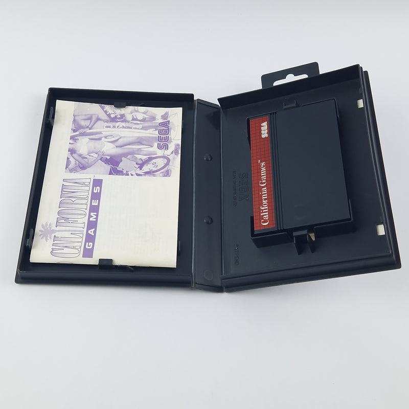 Sega Master System Game: California Games - Original Packaging Instructions Cartridge - Very good