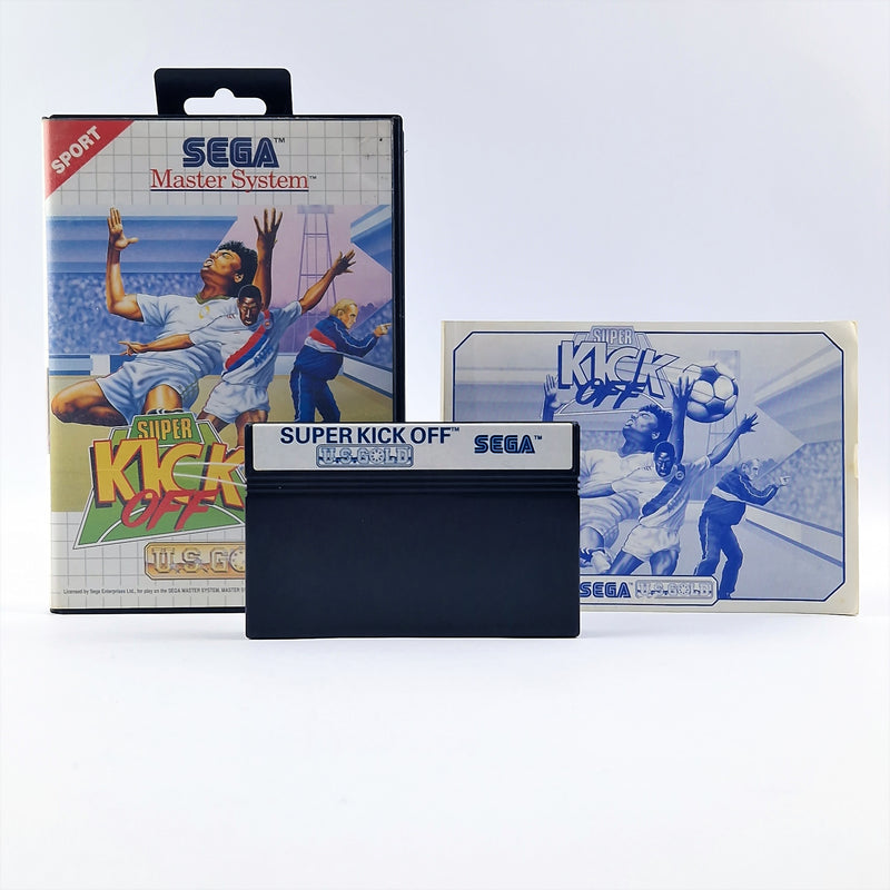 Sega Master System Spiel : Super Kick off - OVP Anleitung Cartridge - Gut