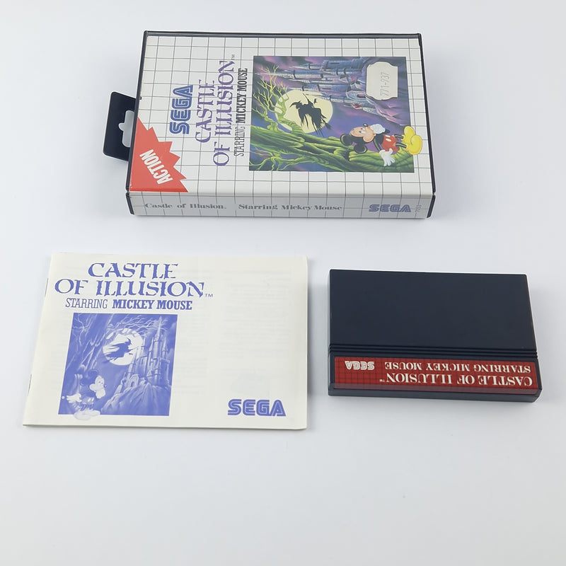 Sega Master System Game: Castle of iLLusion Mickey Mouse - OVP PAL - Good