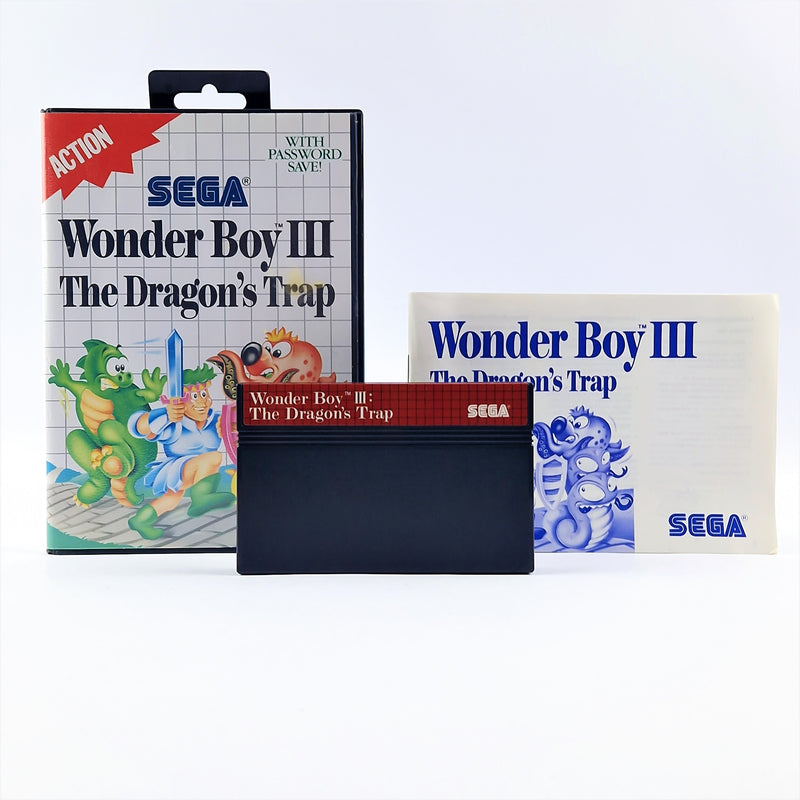 Sega Master System Spiel : Wonder Boy III The Dragon´s Trap - OVP PAL - Sehr gut