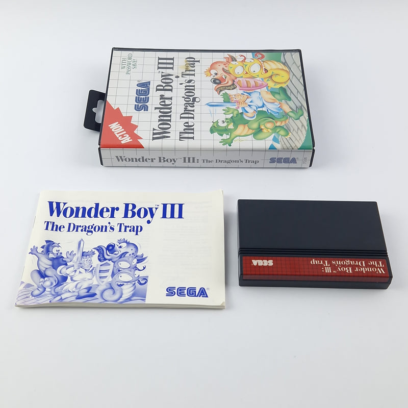 Sega Master System Spiel : Wonder Boy III The Dragon´s Trap - OVP PAL - Sehr gut