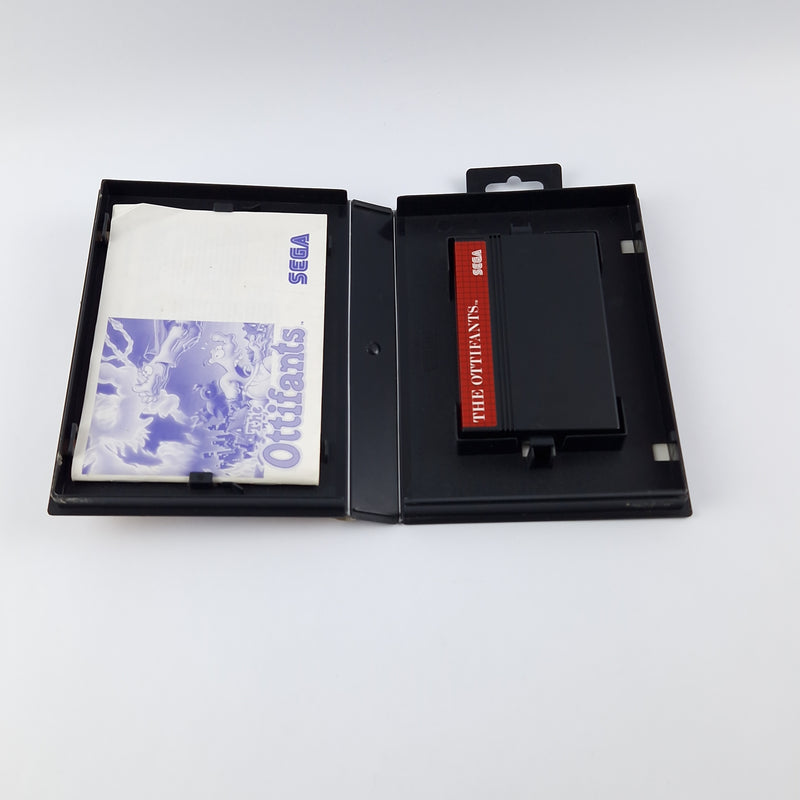 Sega Classic Master System Spiel : The Ottifants - OVP Anleitung Modul - Gut