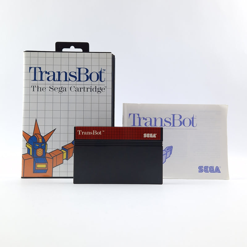 Sega Master System Spiel : TransBot - OVP Anleitung Cartridge - Sehr gut