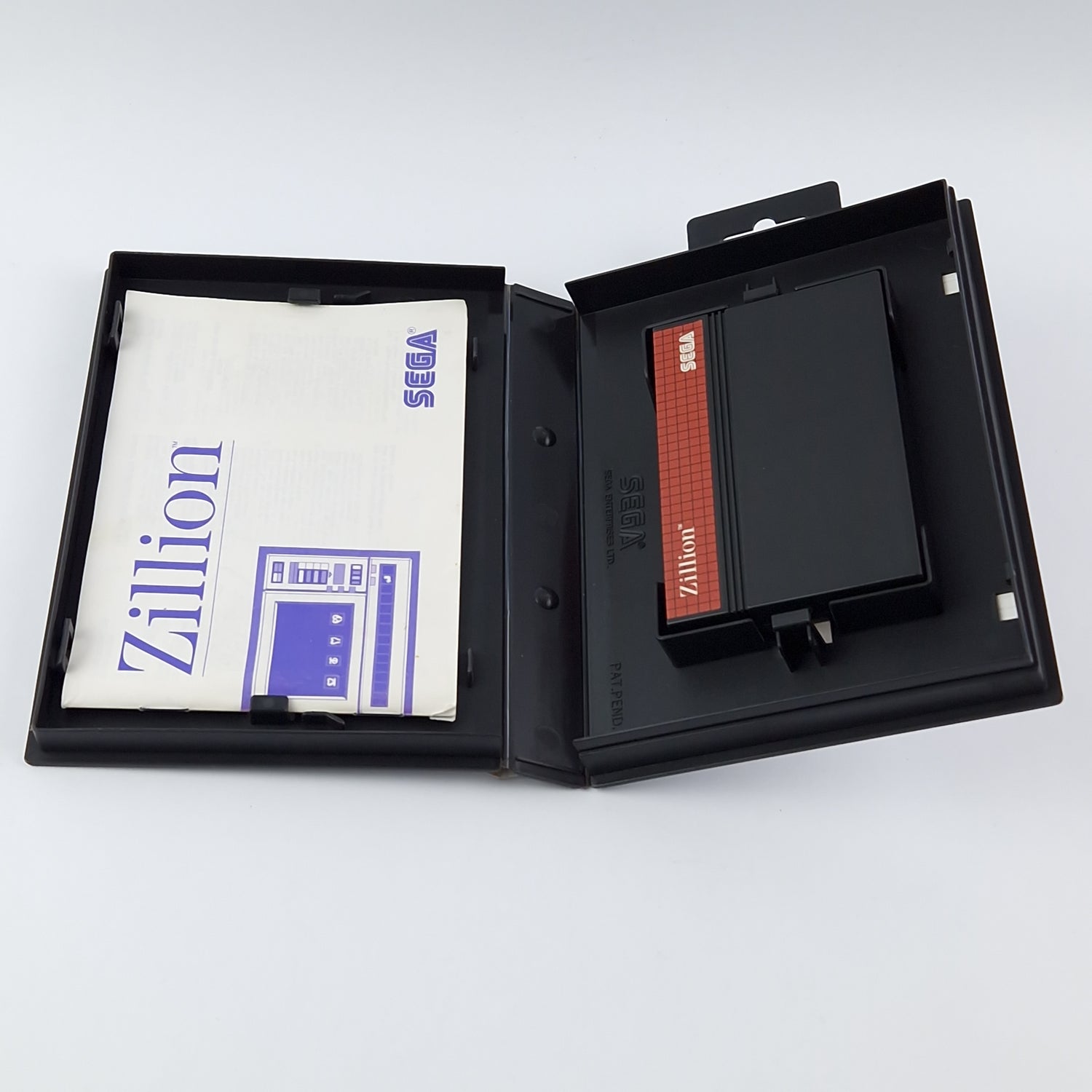 Sega Classic Master System Spiel : Zillion - OVP Anleitung Modul - Sehr gut