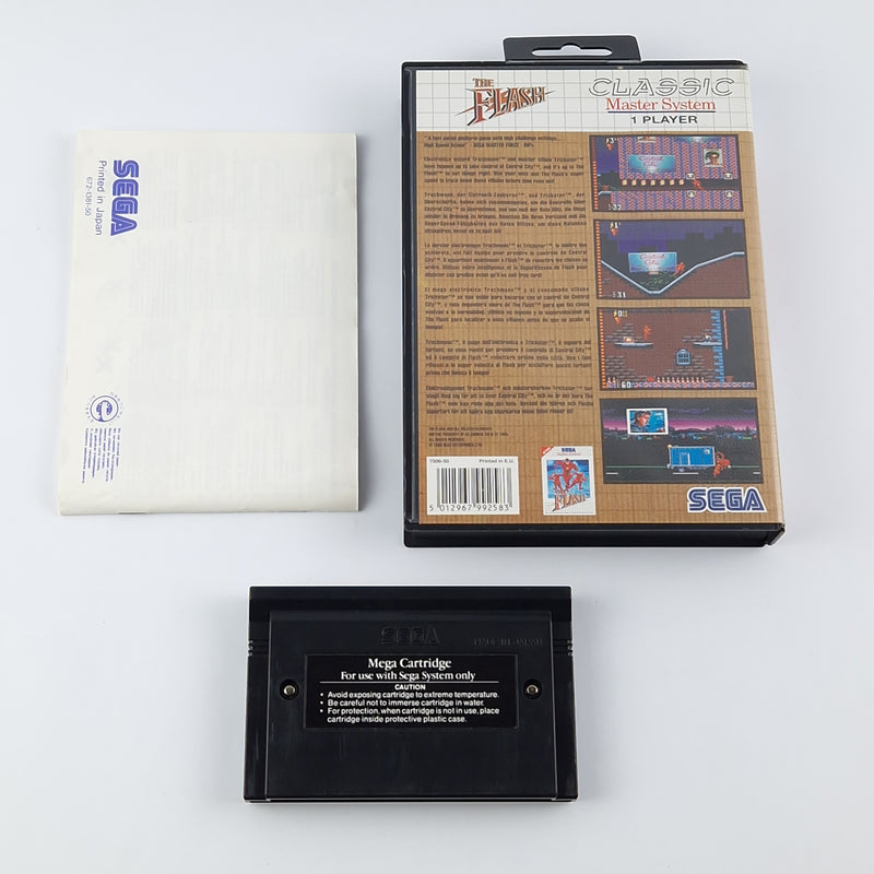 Sega Classic Master System Spiel : The Flash - OVP Anleitung Modul - Sehr gut