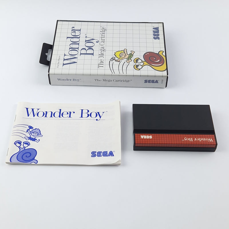 Sega Master System Game: Wonder Boy - Original Packaging Instructions Cartridge - Very good