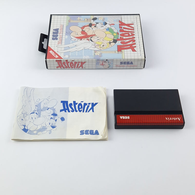 Sega Master System Spiel : Asterix - OVP Anleitung Modul - PAL Game Gut