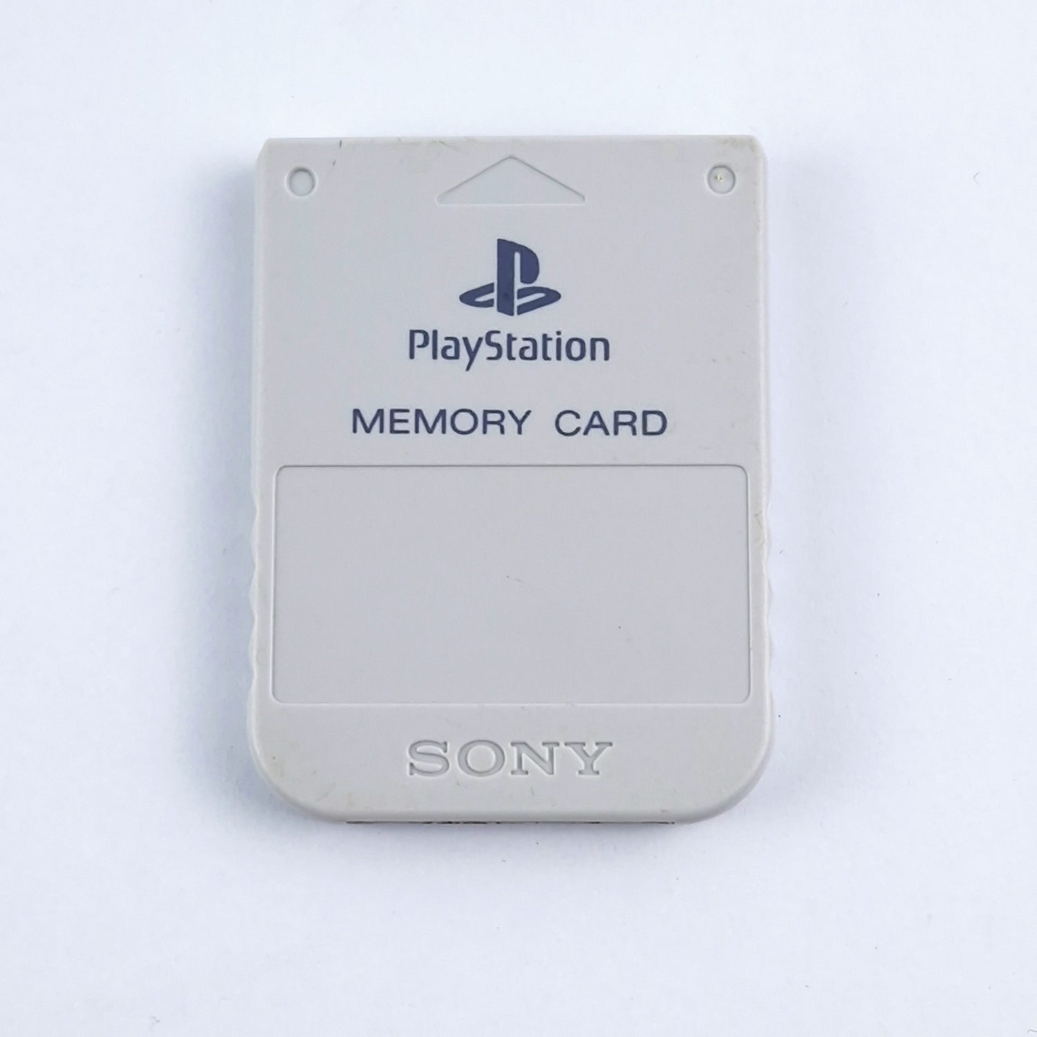 Sony Playstation 1 PSone Memory Card : Original Speicherkarte HELLGRAU [2]