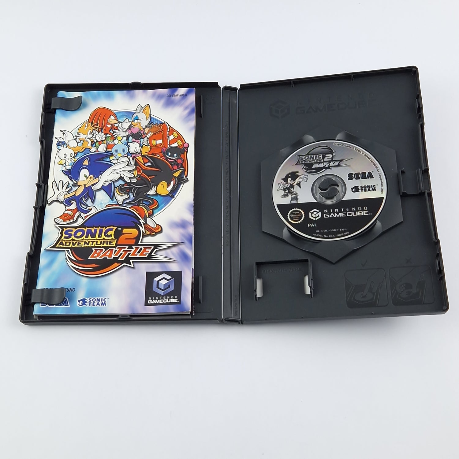 Nintendo Gamecube Spiel : Sonic Adventure Battle 2 - OVP Anleitung CD PAL