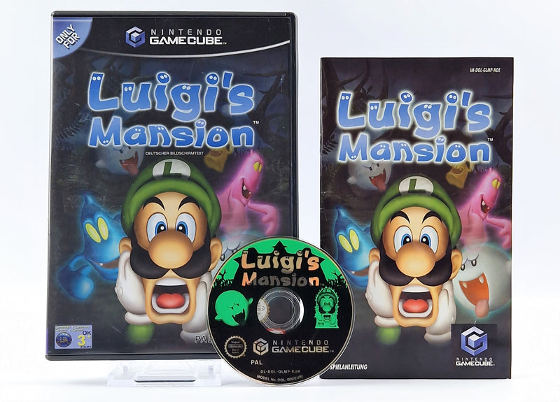 Nintendo Gamecube Spiel : Luigi´s Mansion - OVP Anleitung CD PAL - Gut