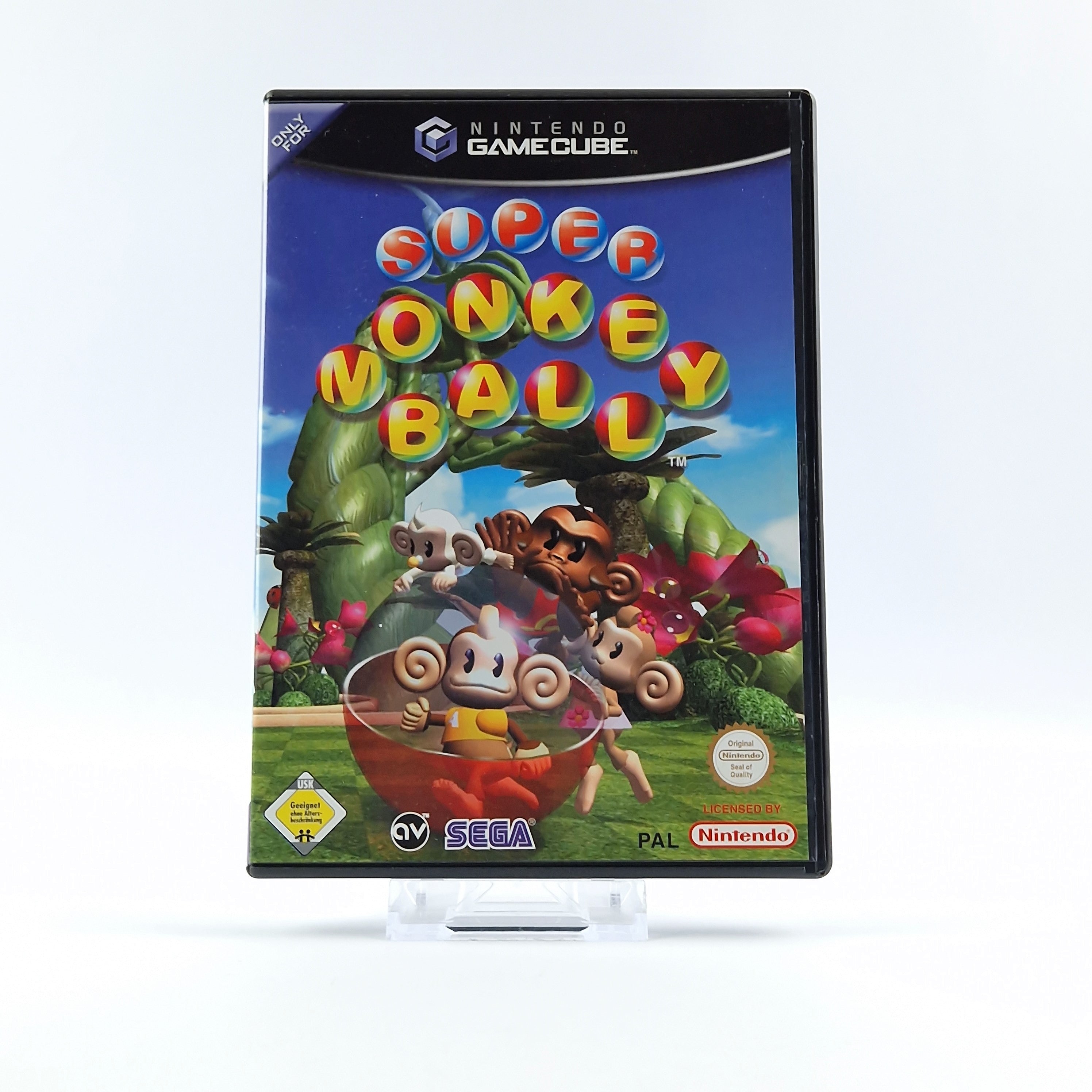 Nintendo Gamecube Spiel : Super Monkey Ball - OVP ohne Anleitung CD PAL