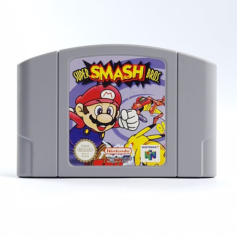 Nintendo 64 Spiel : Super SMASH Bros.  -  nur Modul / Cartridge PAL EUR N64