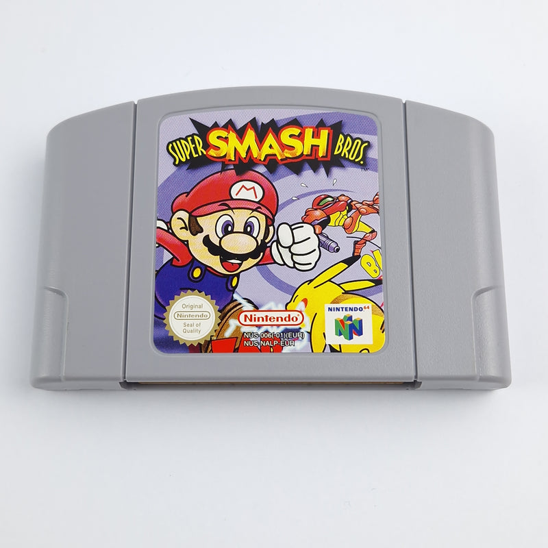 Nintendo 64 Spiel : Super SMASH Bros.  -  nur Modul / Cartridge PAL EUR N64