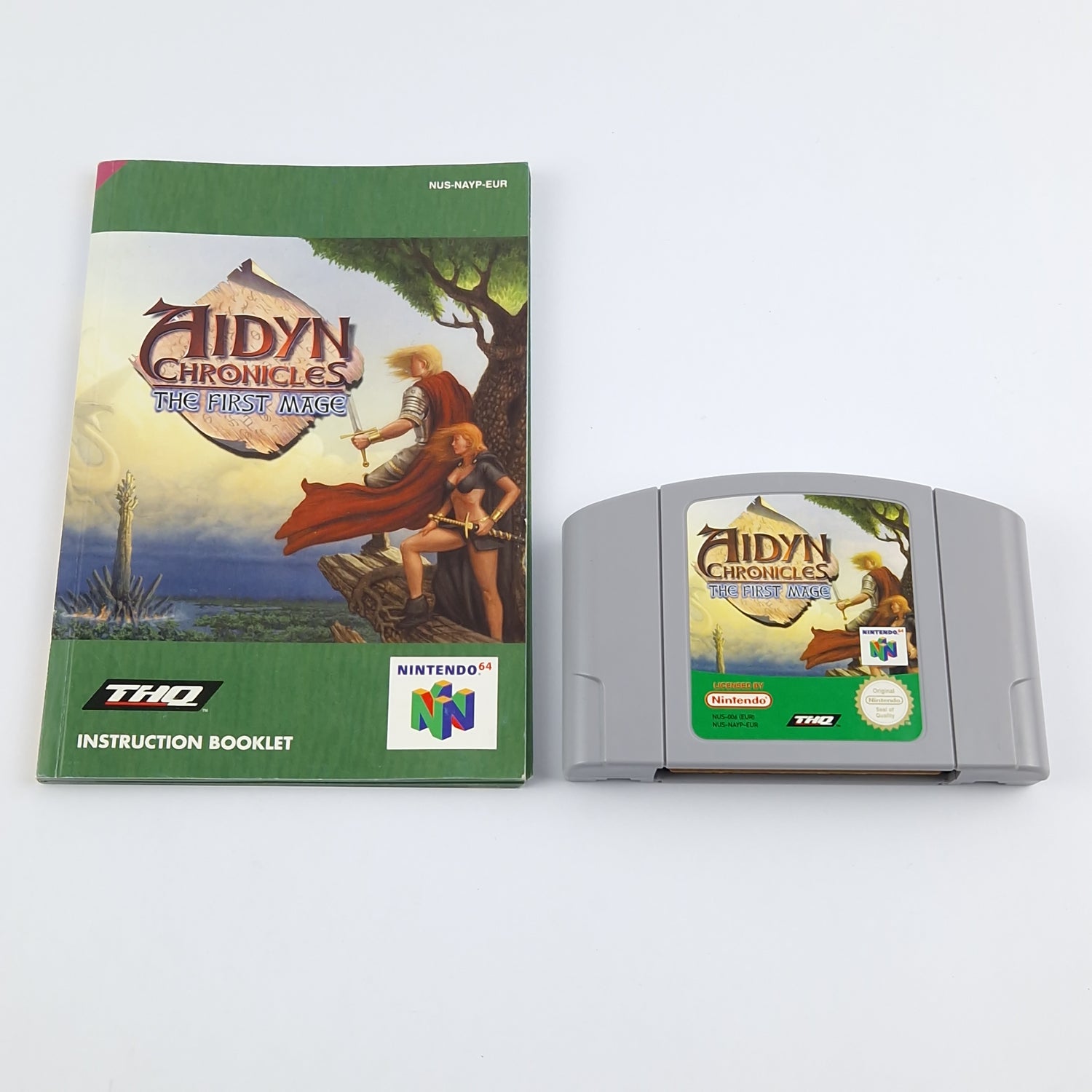 Nintendo 64 Spiel : Aidyn Chronicles The First Mage - OVP Anleitung Modul N64