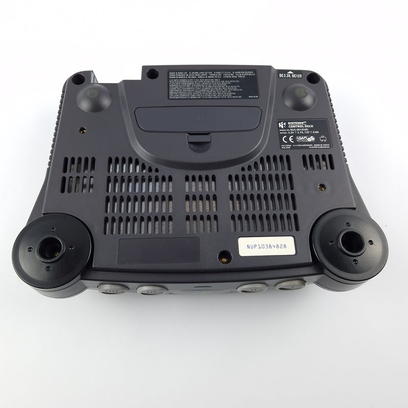 Nintendo 64 Konsole mit 2 originalen Controllern und Anschlusskabel - N64 PAL