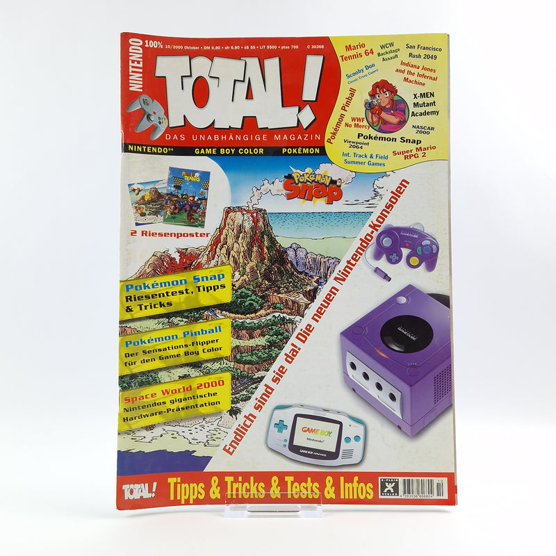 100% Nintendo TOTAL! Magazine - 10/2000 October with giant poster - magazine