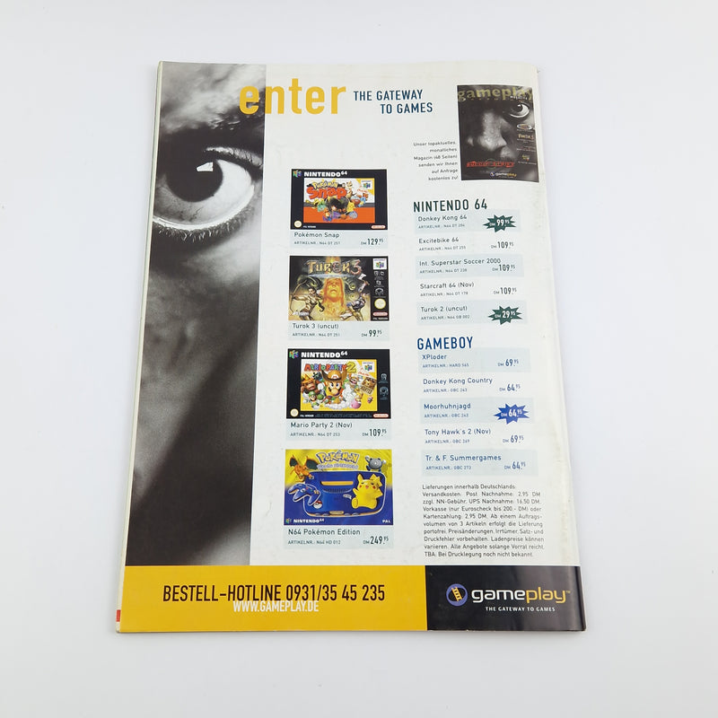 100% Nintendo TOTAL! Magazine - 10/2000 October with giant poster - magazine