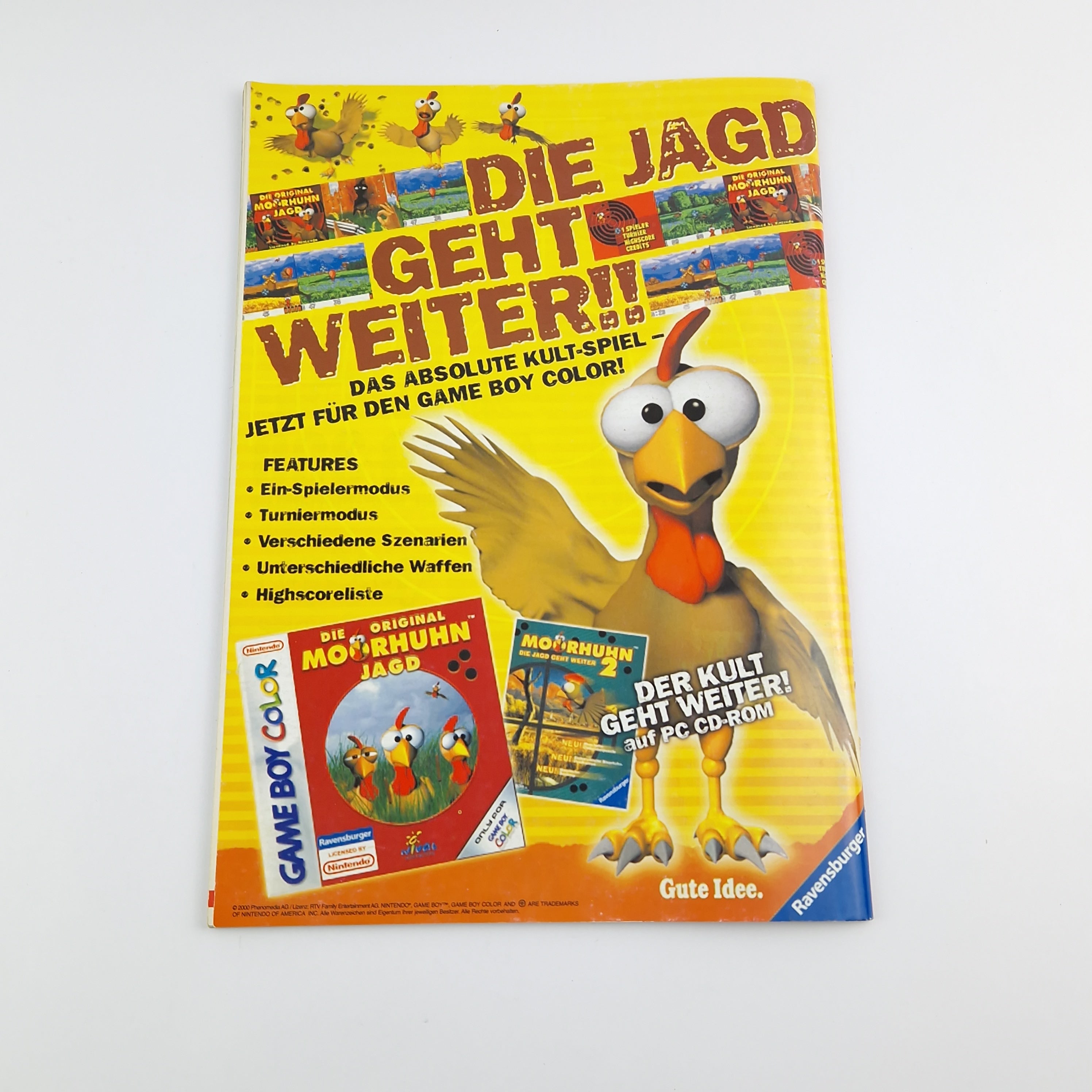 100% Nintendo TOTAL! Magazin - 11/2000 November mit Riesen Poster - Zeitschrift
