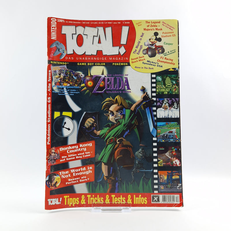 100% Nintendo TOTAL! Magazine - December 12/2000 with giant poster - magazine