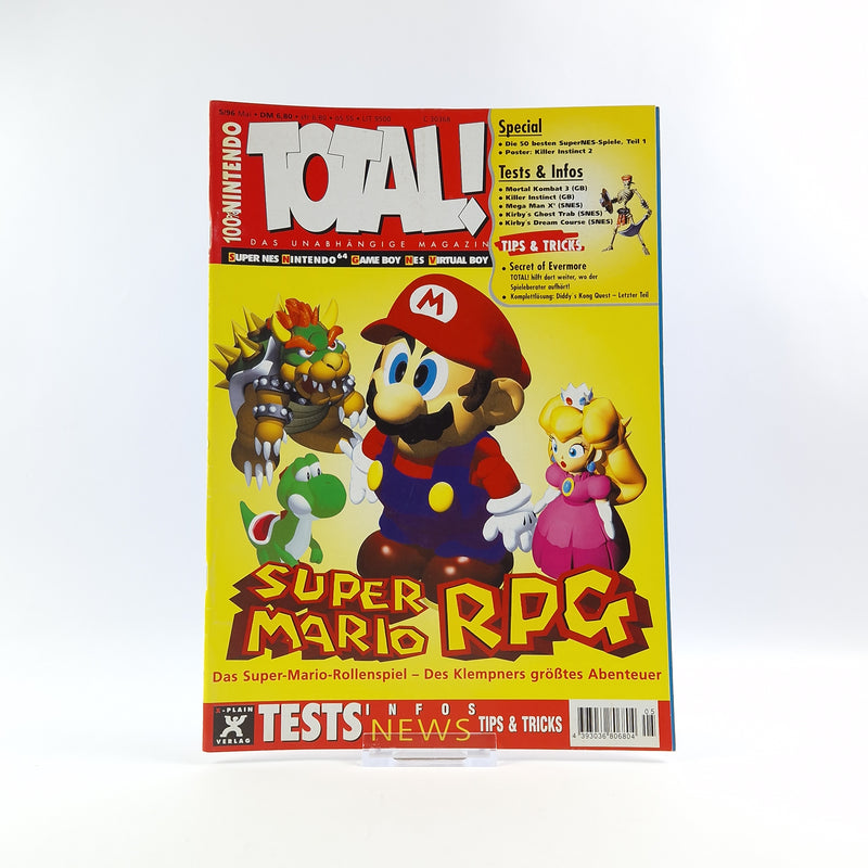 100% Nintendo TOTAL! Magazine: 5/96 May with poster - magazine 1996