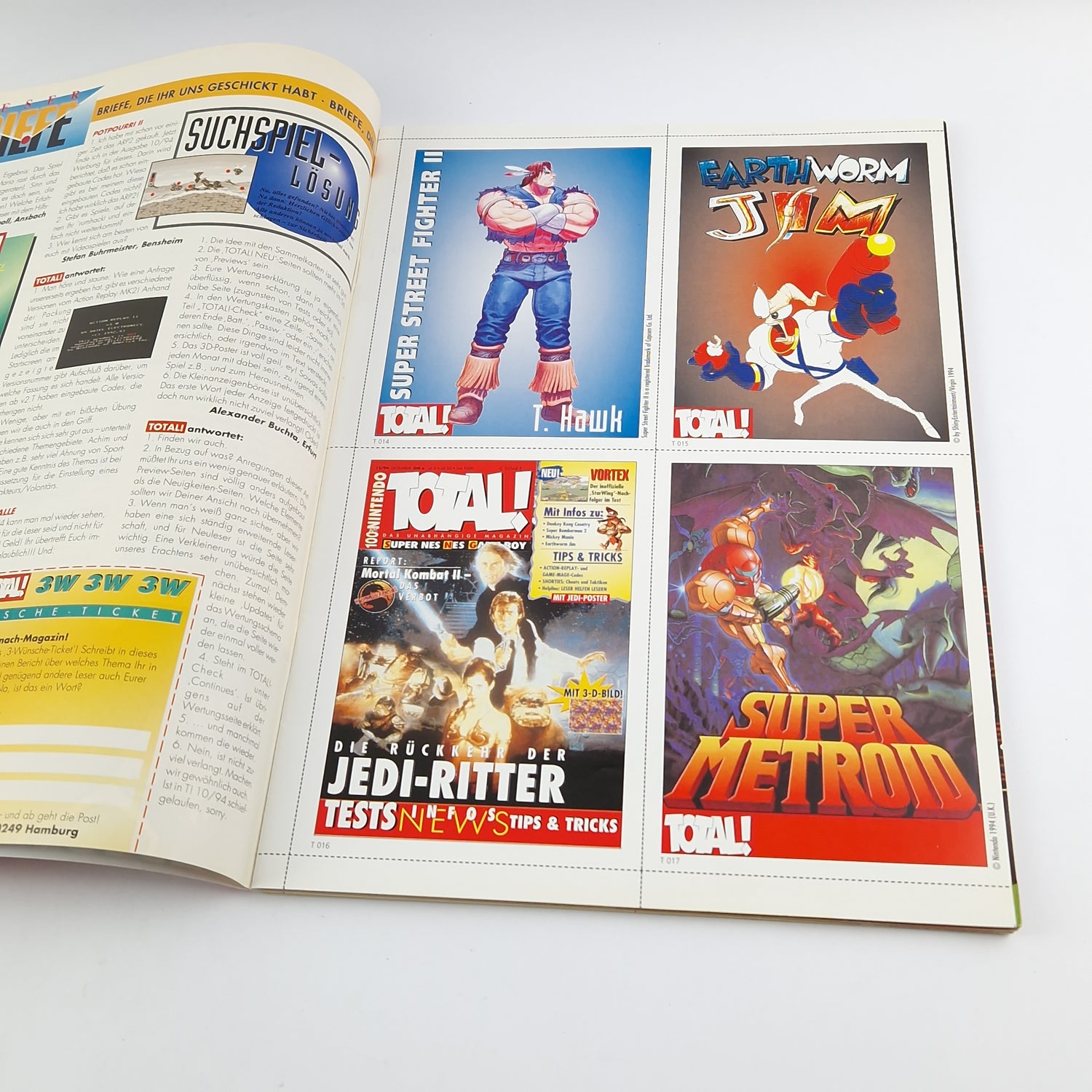 100% Nintendo TOTAL! Magazin : 12/94 Dezember mit Poster - Zeitschrift 1994