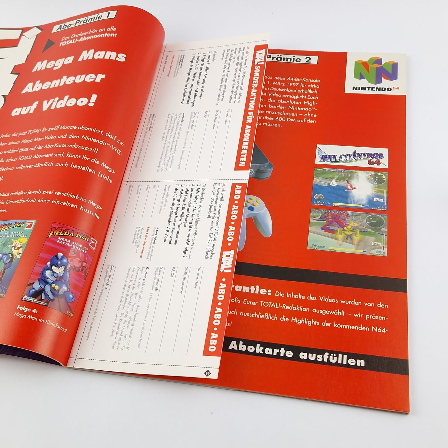 100% Nintendo TOTAL! Magazin : 4/97 April mit Poster - Zeitschrift 1997