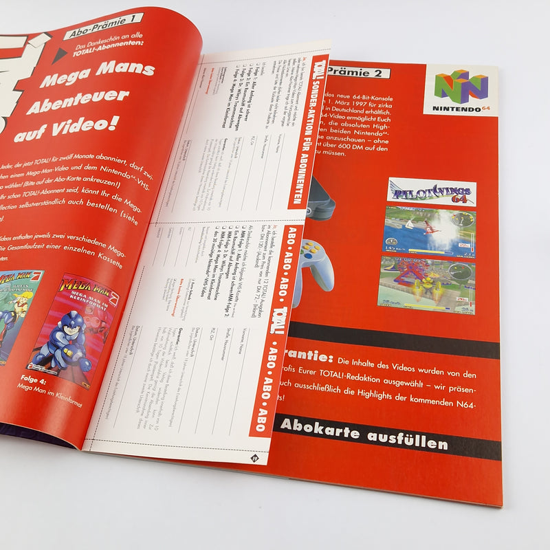 100% Nintendo TOTAL! Magazine: April 4/97 with poster - magazine 1997