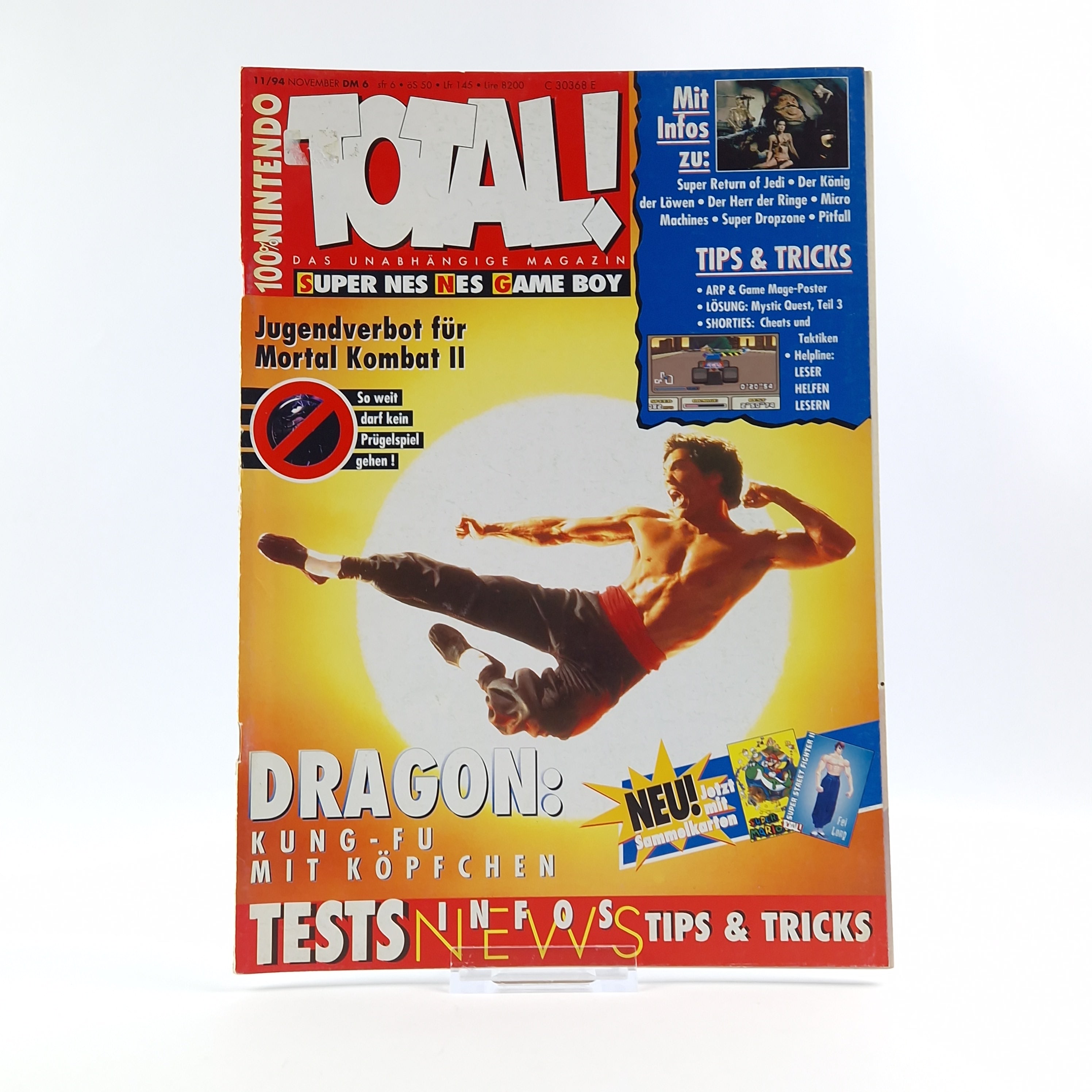 100% Nintendo TOTAL! Magazin : 11/94 November - Zeitschrift 1994