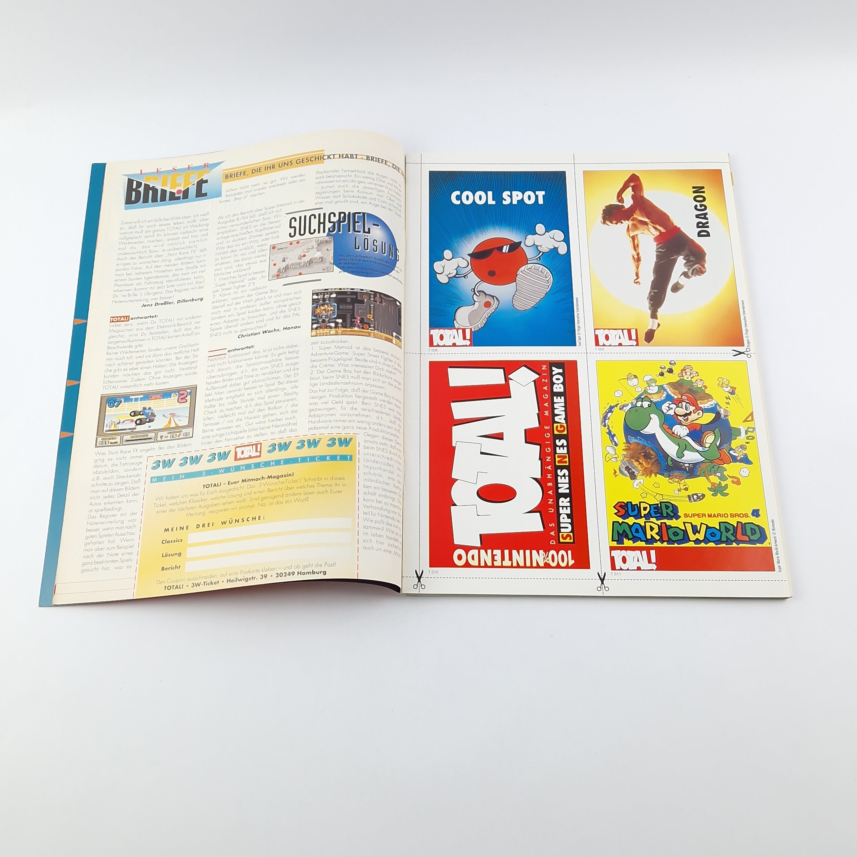 100% Nintendo TOTAL! Magazin : 11/94 November - Zeitschrift 1994