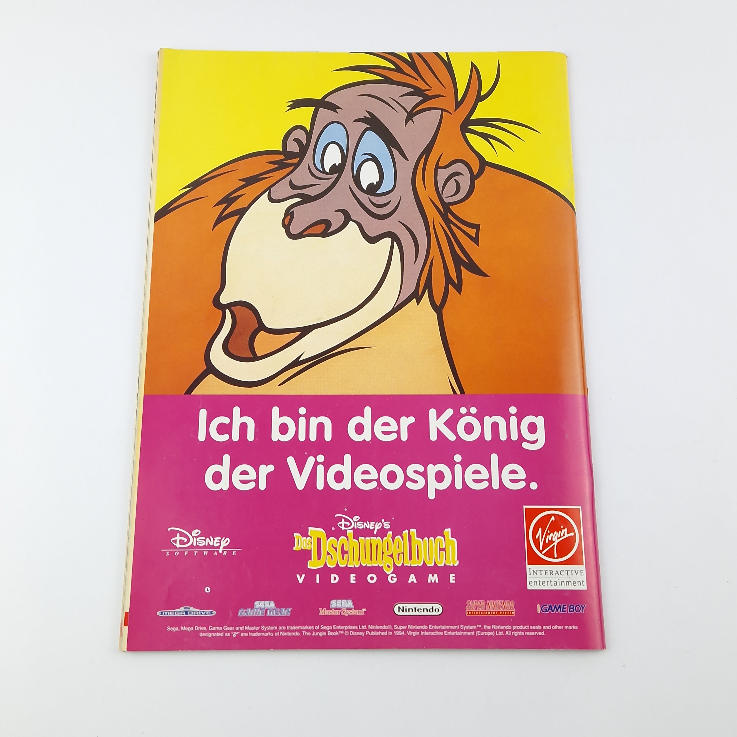 100% Nintendo TOTAL! Magazin : 10/94 Oktober mit 3D Bild - Zeitschrift 1994