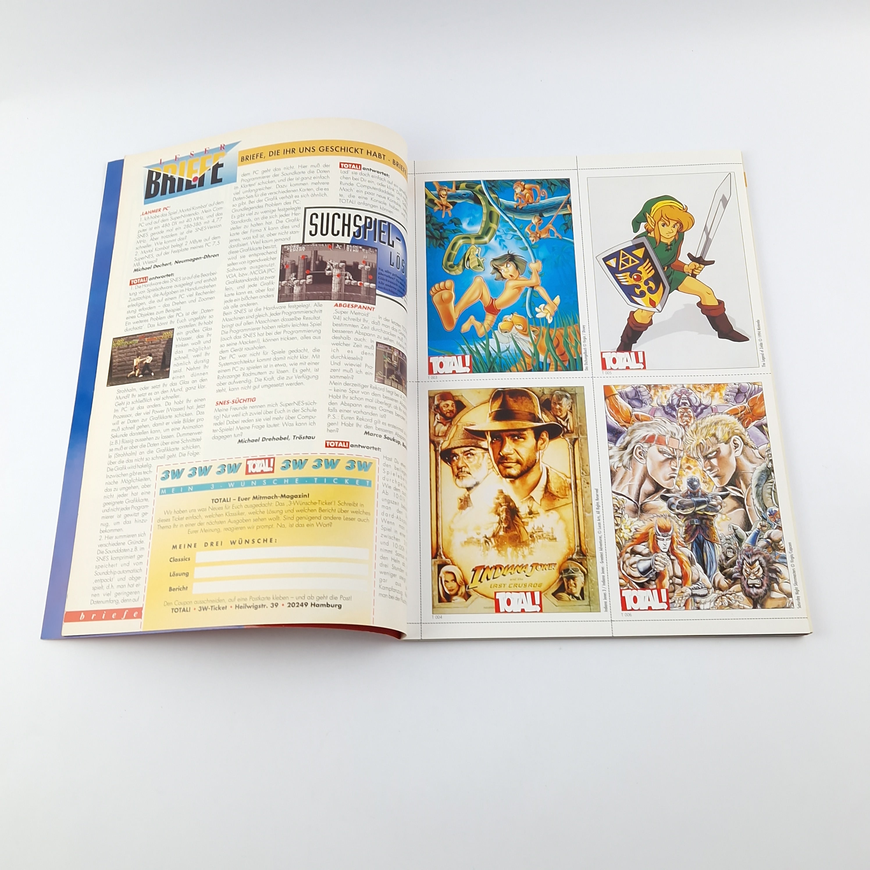 100% Nintendo TOTAL! Magazine: October 10/94 with 3D picture - magazine 1994
