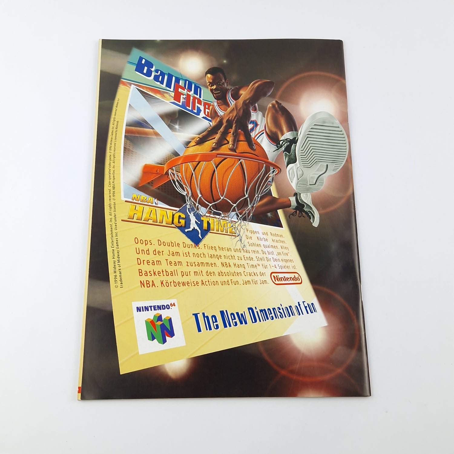 100% Nintendo TOTAL! Magazine: July 7/97 with giant poster - magazine 1997