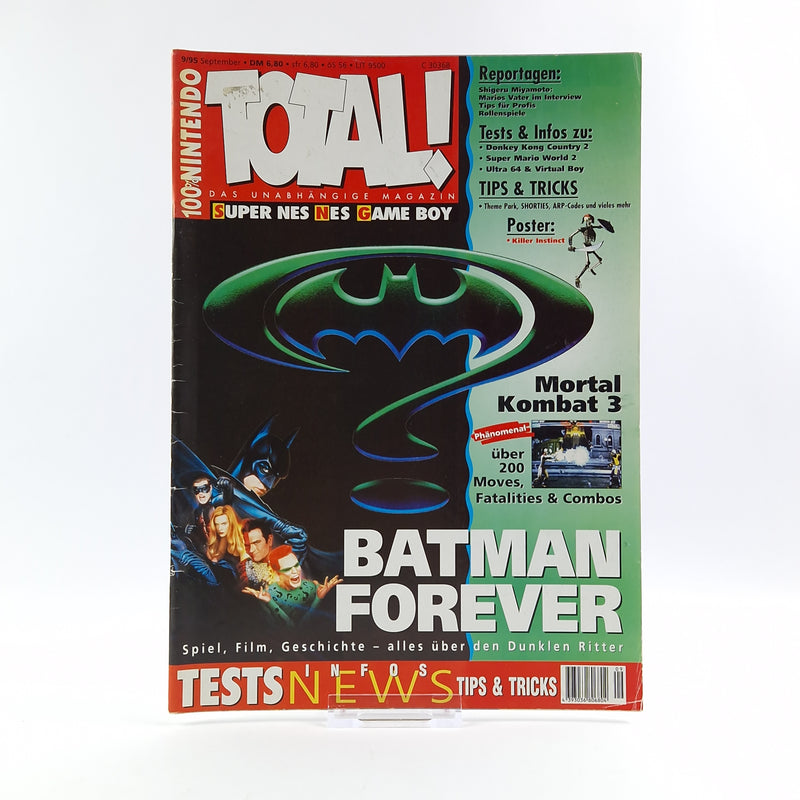 100% Nintendo TOTAL! Magazine: Batman Forever - 9/95 September magazine